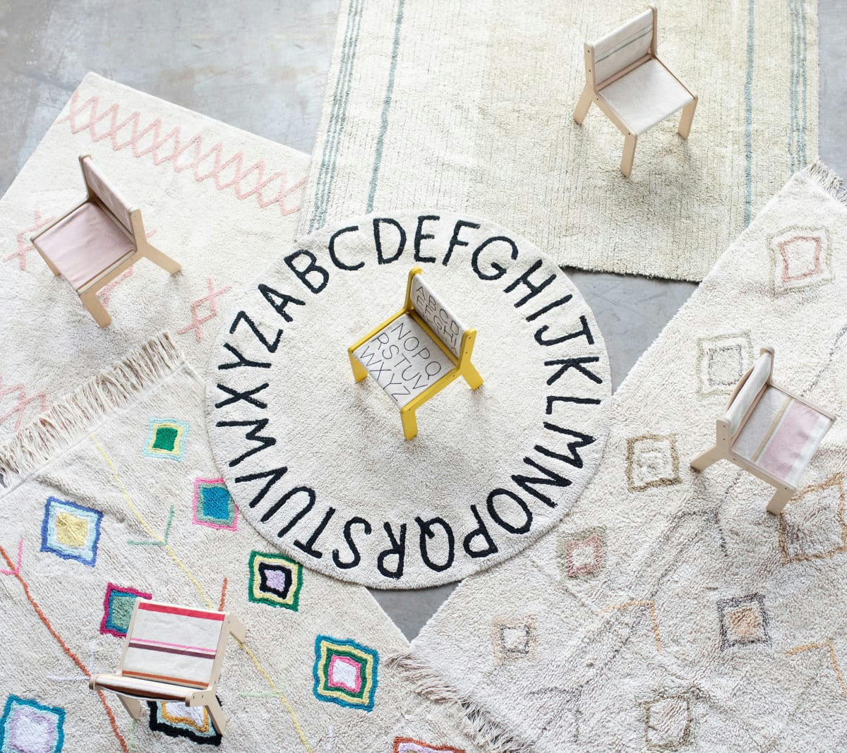 CHAISE - Petite chaise sillita bleu