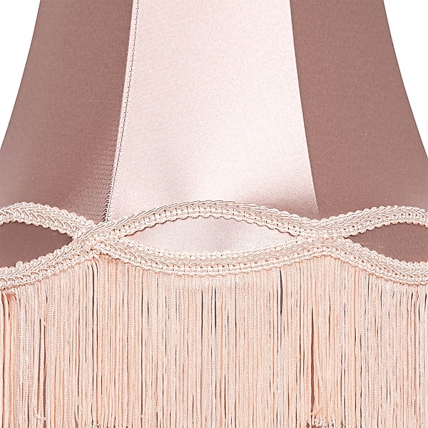 Abat-jour en tissu rose 30 cm - Granny