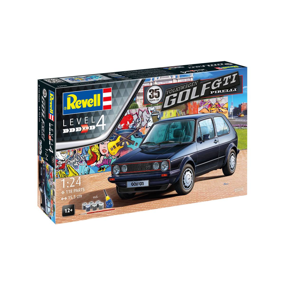 Revell Volkswagen Golf GTI Pirelli Model Set 1:24