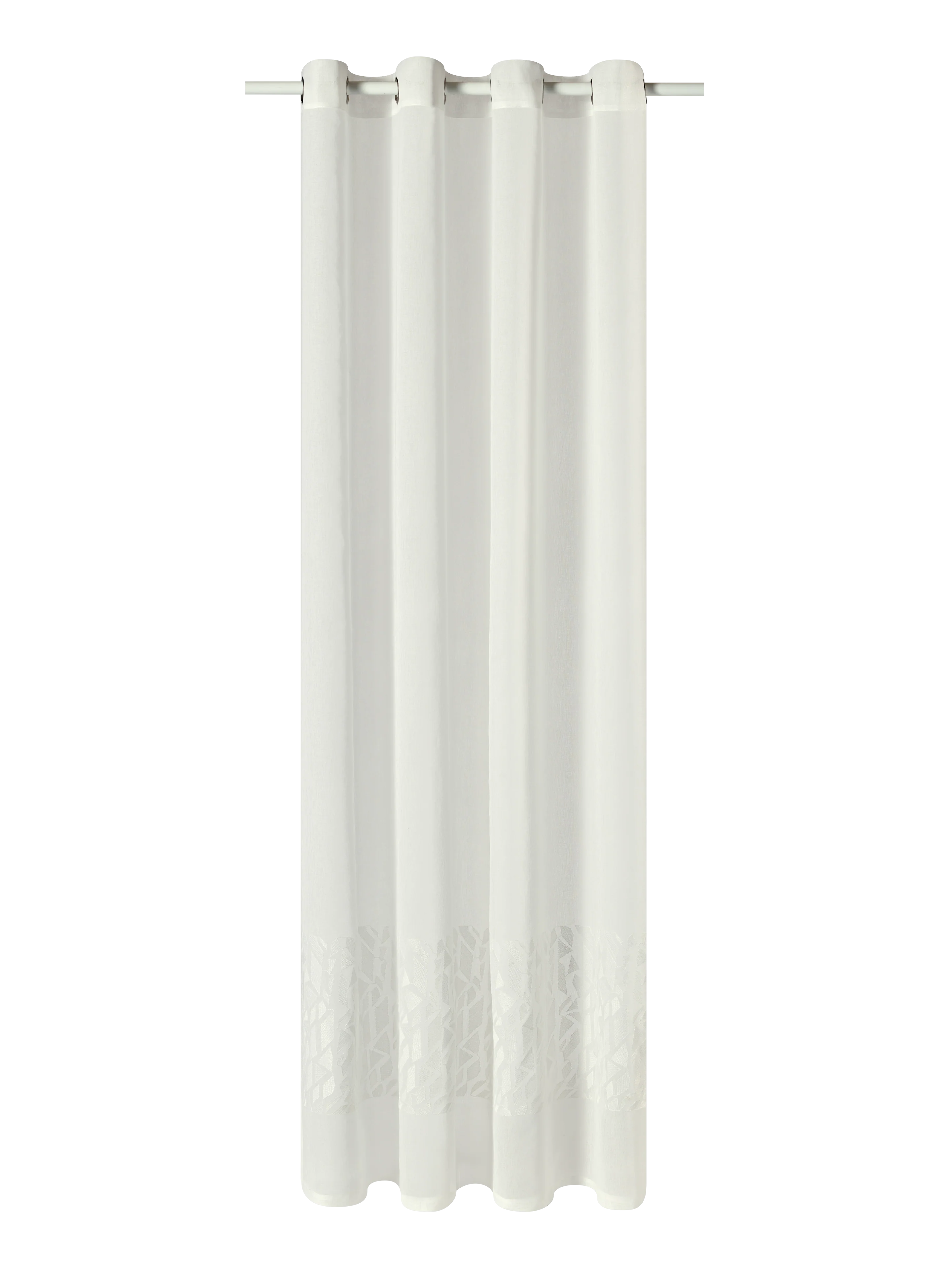 Voilage SELVA coloris blanc 140 x 240 cm