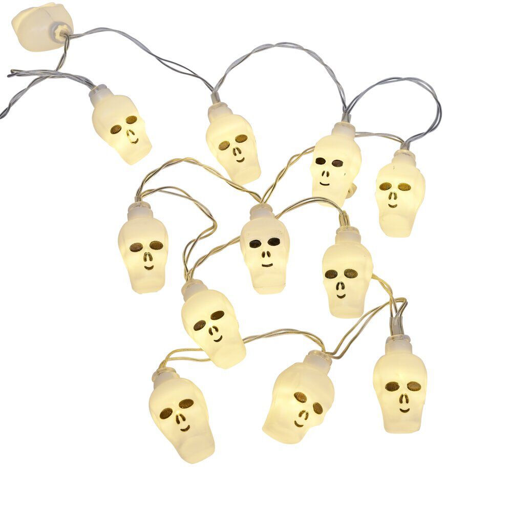 Guirlande lumineuse 12 led Halloween L165 cm (2 modèles)