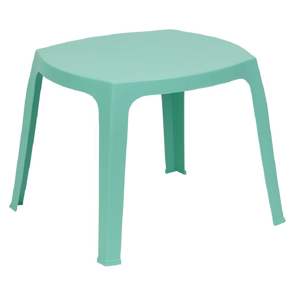 Table de jardin enfant bleu 56x51xH45cm