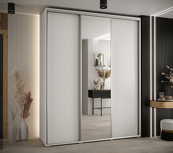 Armoire Davos 3 a portes coulissantes H. 235,2 x L. 200 x P. 45 3 portes