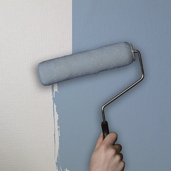 Papier peint vinyle sur intissé Palmeri GoodHome blanc