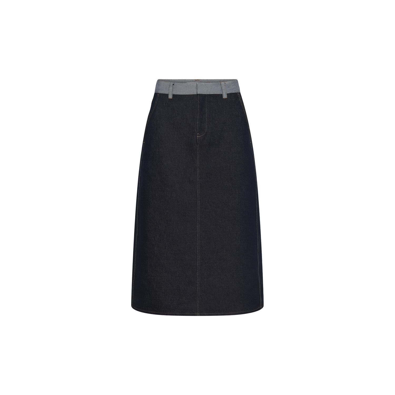 DeirdraIW Denim Skirt, dark blue denim