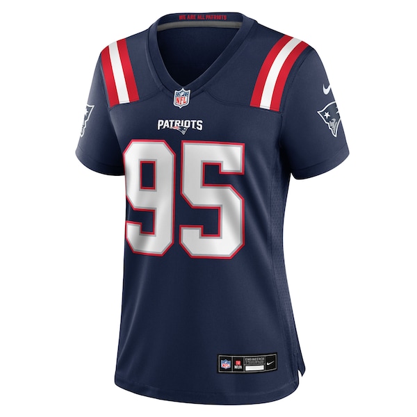 Khyiris Tonga New England Patriots Nike Women's Team Game Jersey -  Navy