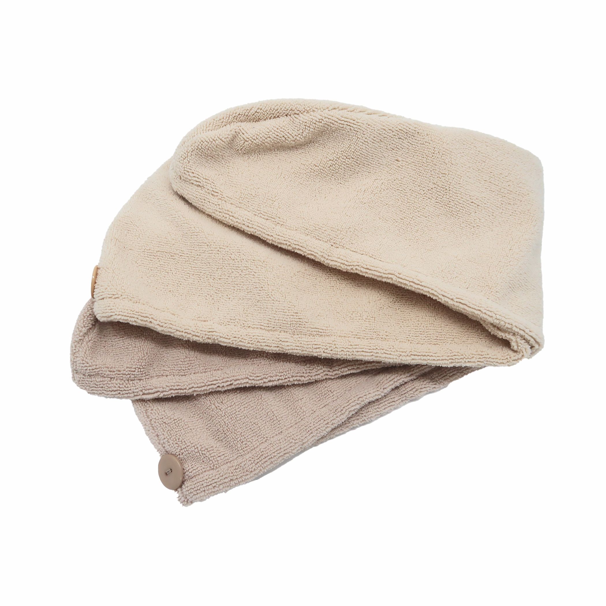 Danielle Creations Hair Turban Twin Pack Mink & Grey