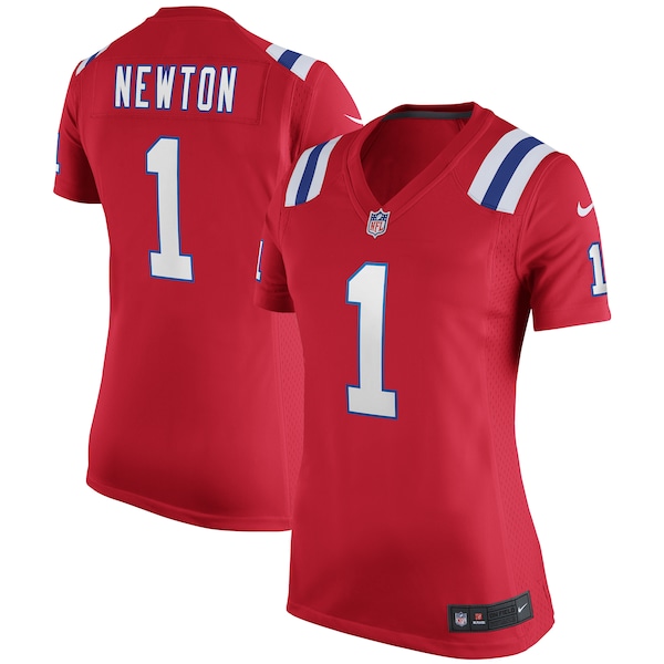 Cam Newton New England Patriots Nike Women's Alternate Game Jersey - Red/Navy