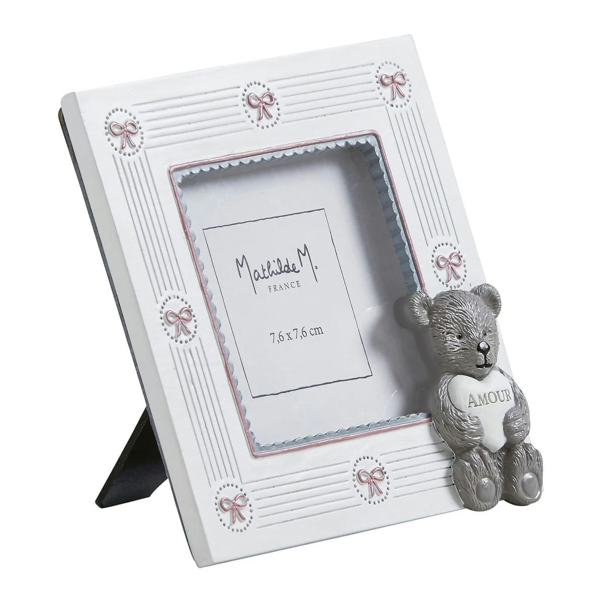 PETITE REINE - Cadre-photo Ourson 12x12cm