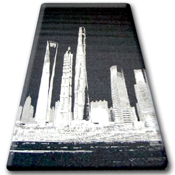 DYWAN SZNURKOWY SIZAL FLOORLUX 20240 czarny / srebrny160x230 cm