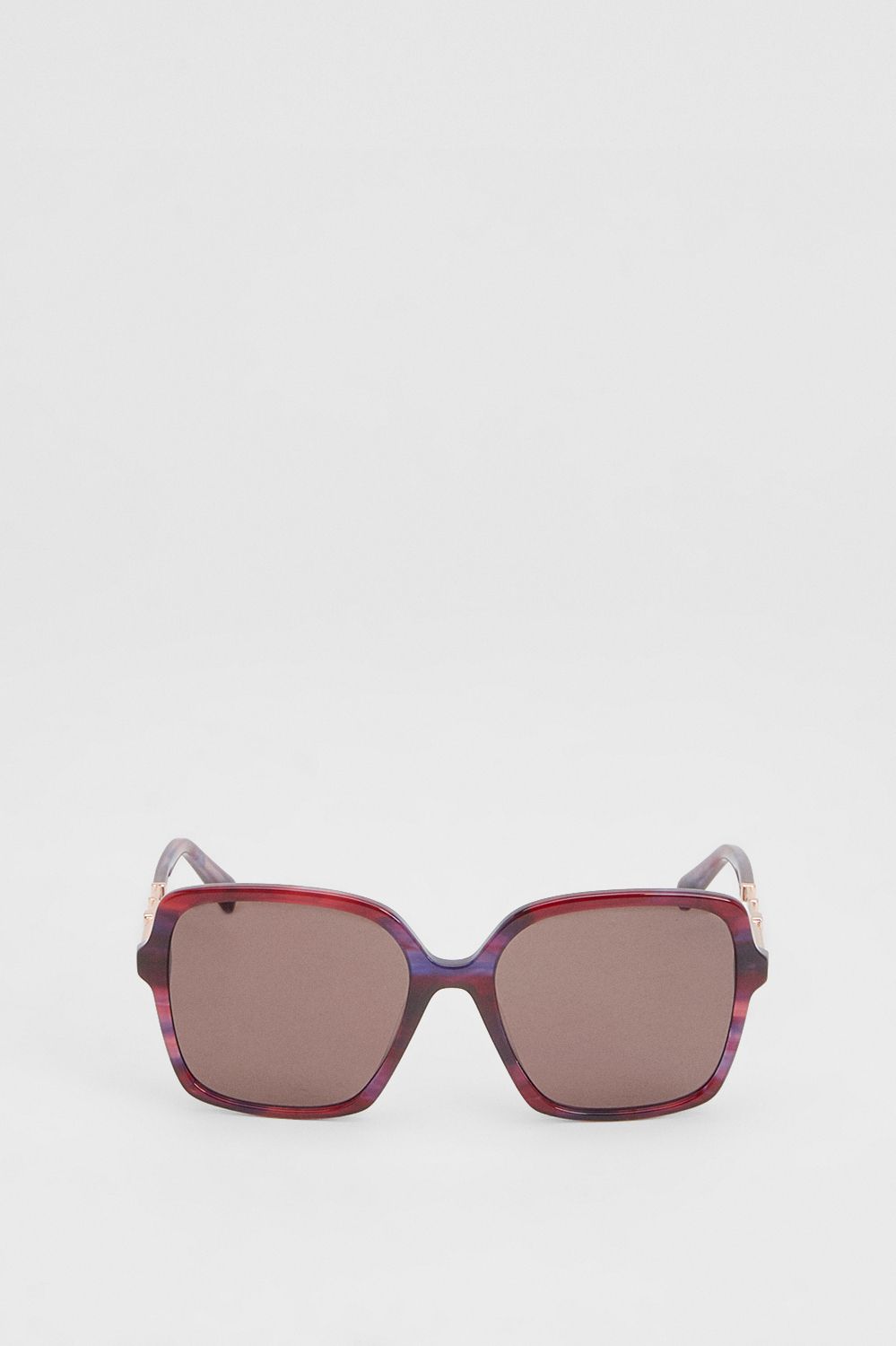 KarenMillen Tortoise Shell Rounded Sunglasses