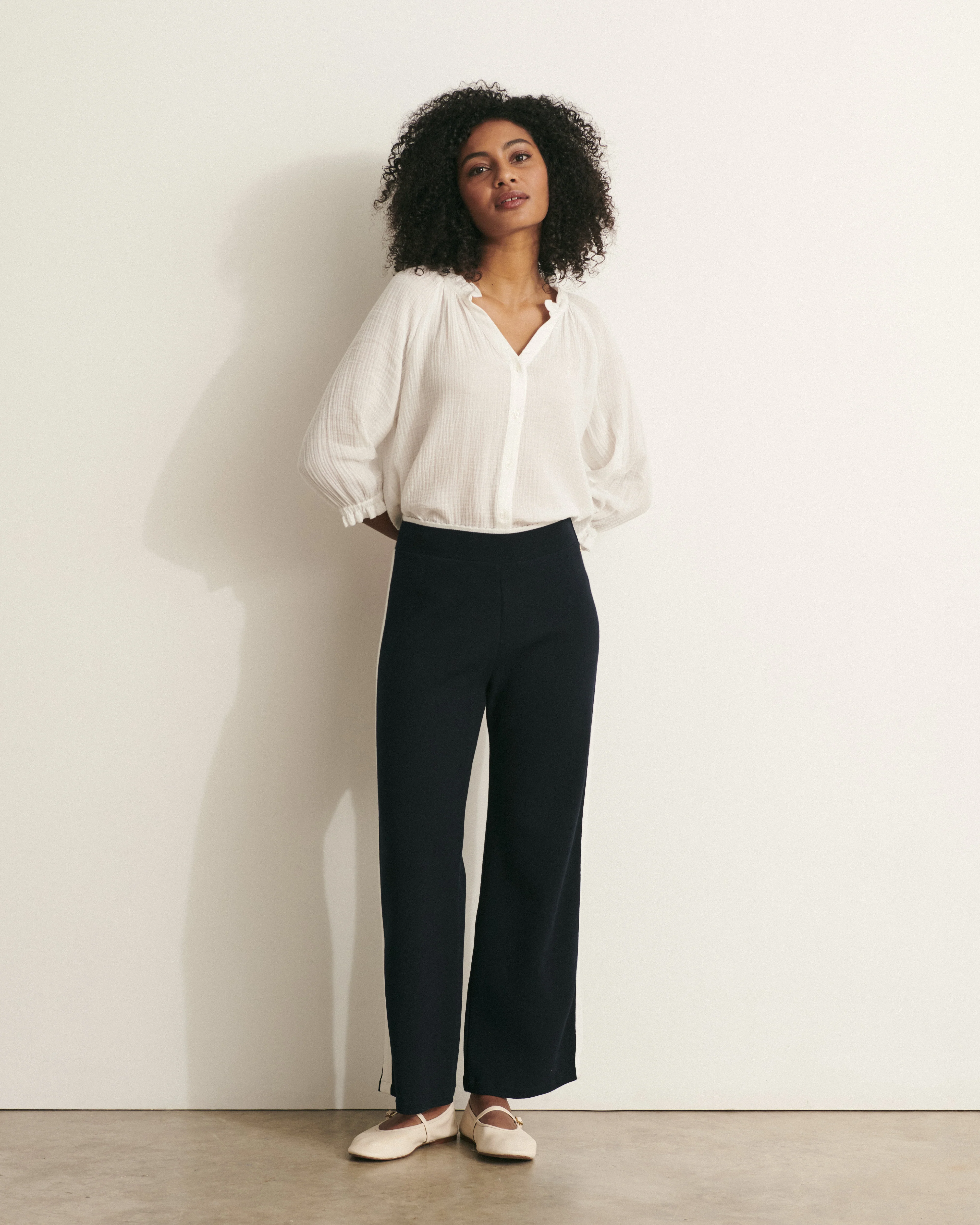 Pantalon en maille YACHT/11145/886