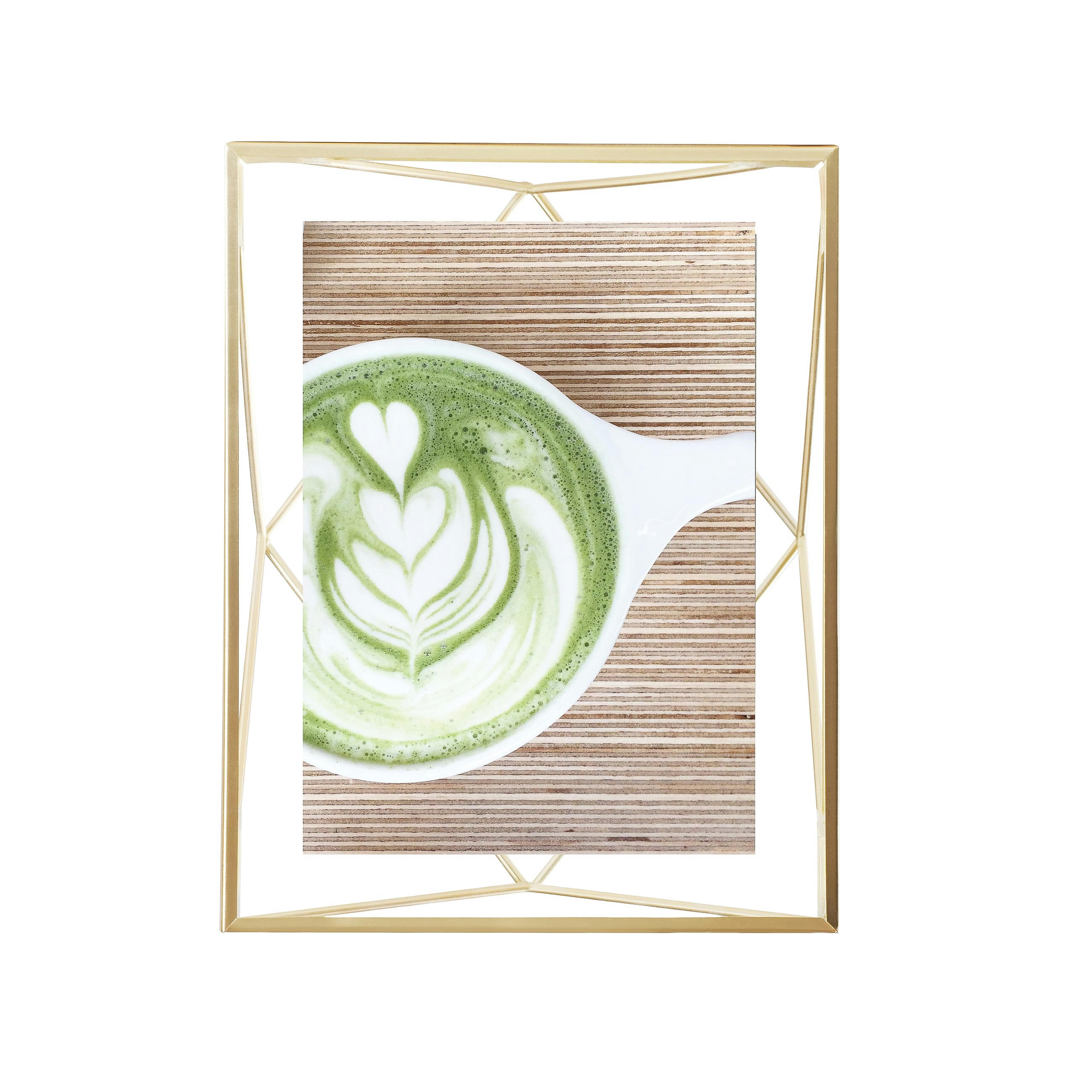 PRISMA - Cadre pour photo 13x18cm en métal à poser ou fixer, doré