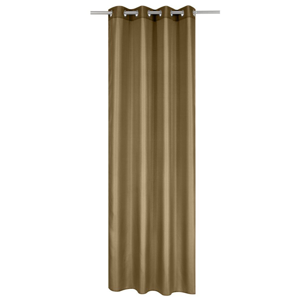Rideau occultant porte marron 135x240cm