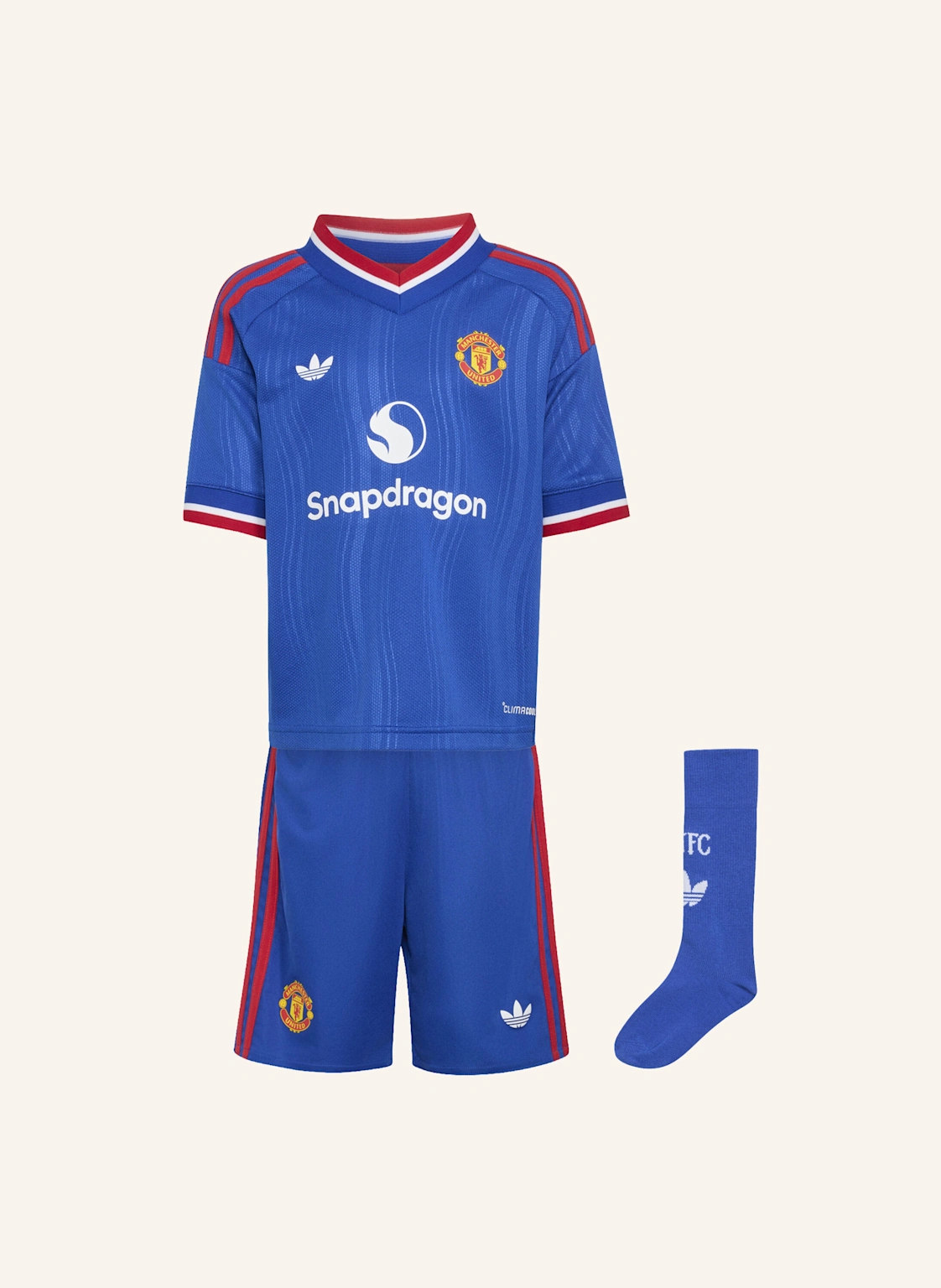 adidas MANCHESTER UNITED 26/27 KIDS AUSWÄRTS-SET