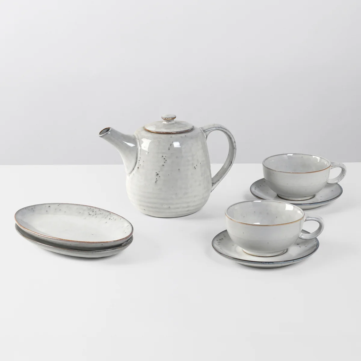 Broste Copenhagen - Nordic Sand Tee-Set, sand (5-tlg.)