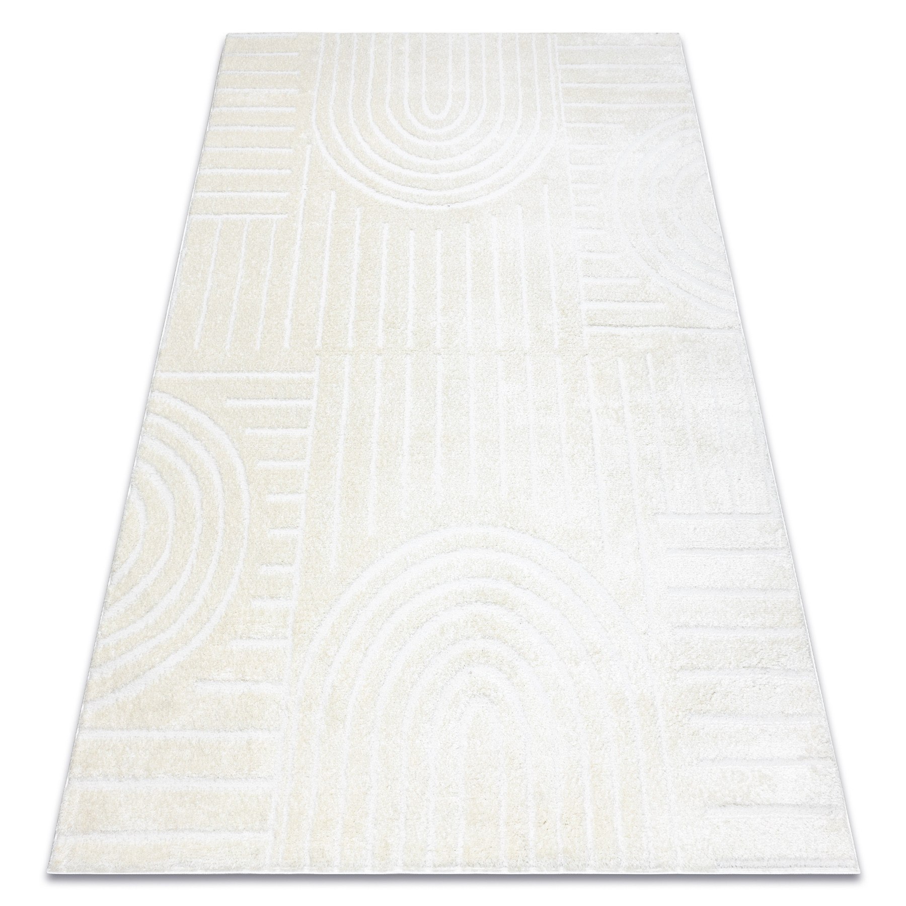 Dywan MODE 8586 geometryczny krem 80x150 cm