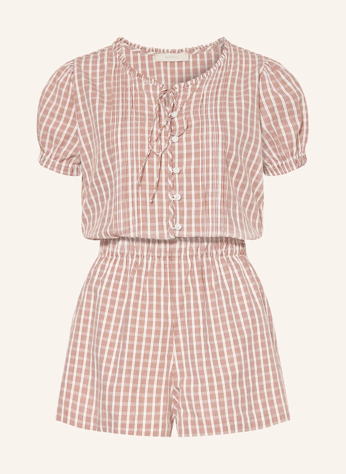 FAITHFULL THE BRAND Jumpsuit EMILIE mit Rüschen
