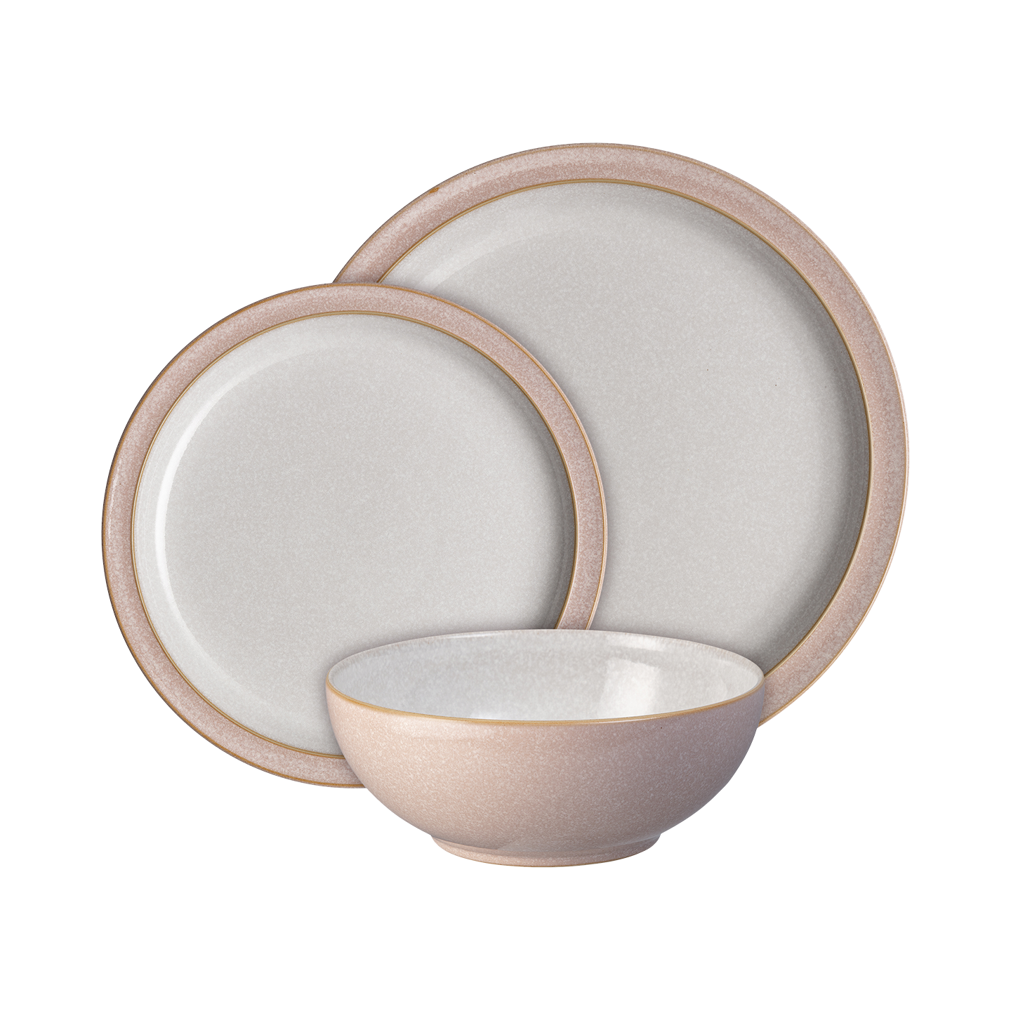 Elements Sorbet Pink 12 Piece Dinner Set