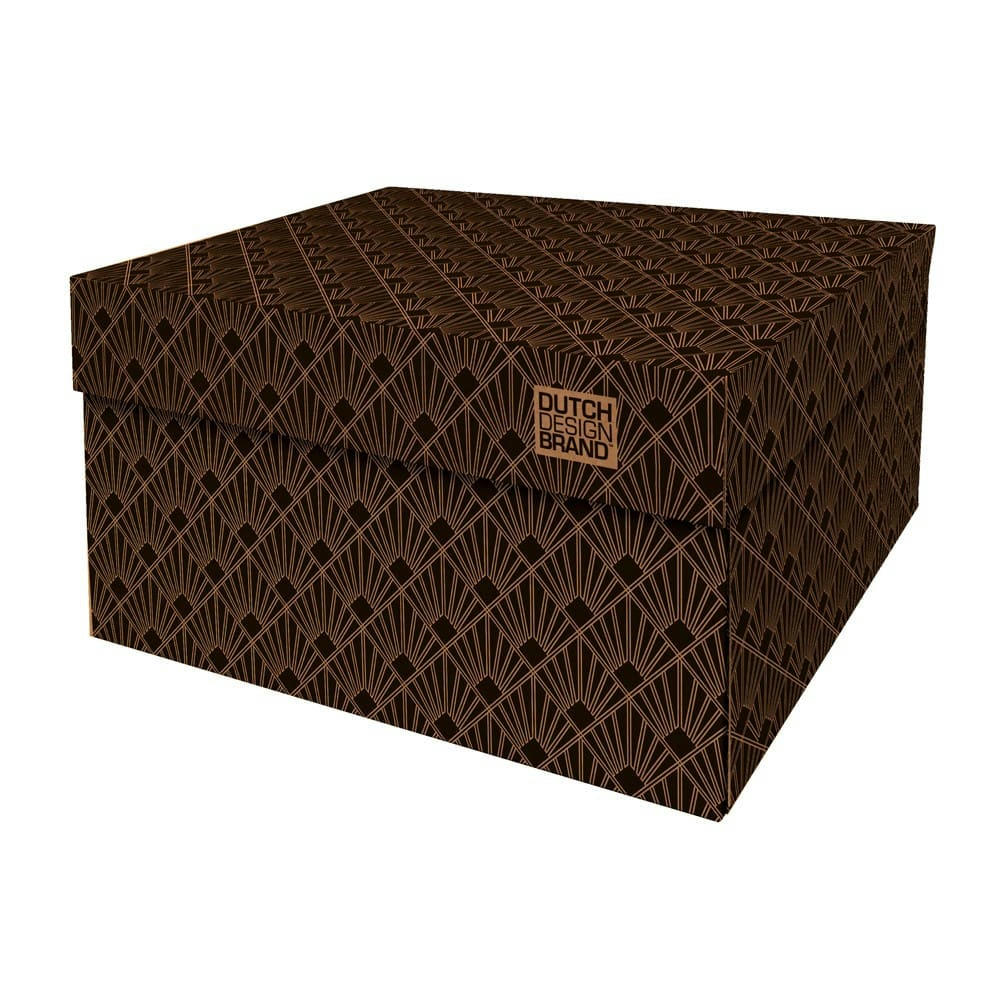 ART DECO NIGHT SKY - Boite de rangement night sky 39,5x32x21cm carton noir