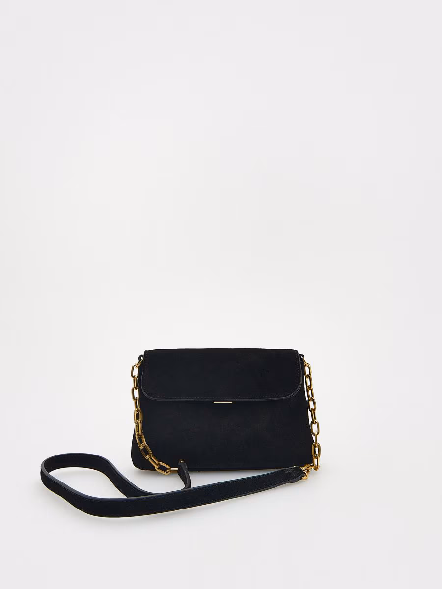 Suede Shoulder Bag