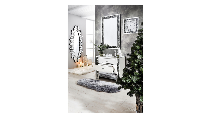 Komoda Nora 95 cm z 3 szufladami lustrzana