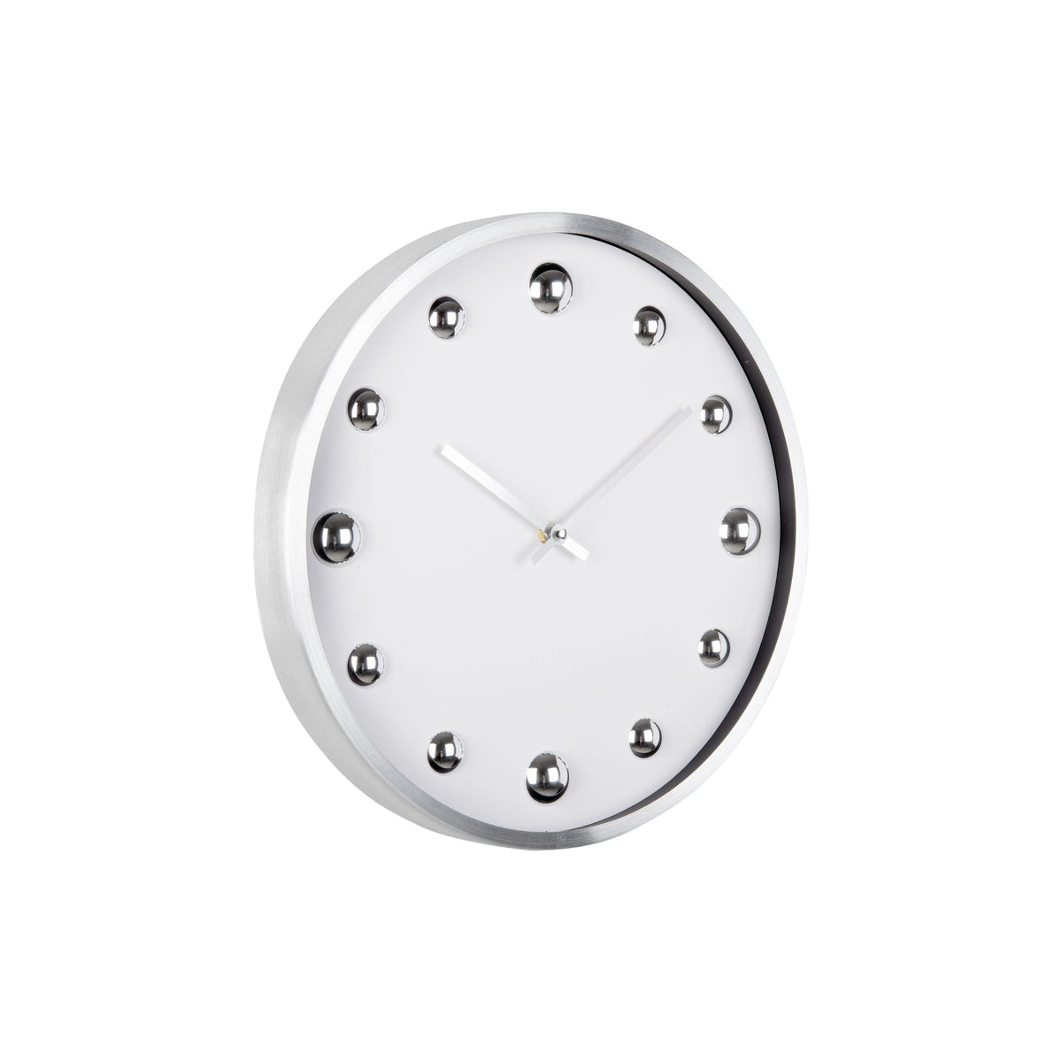 Karlsson wandklok Shiny Dots - wit - Ø35.5cm