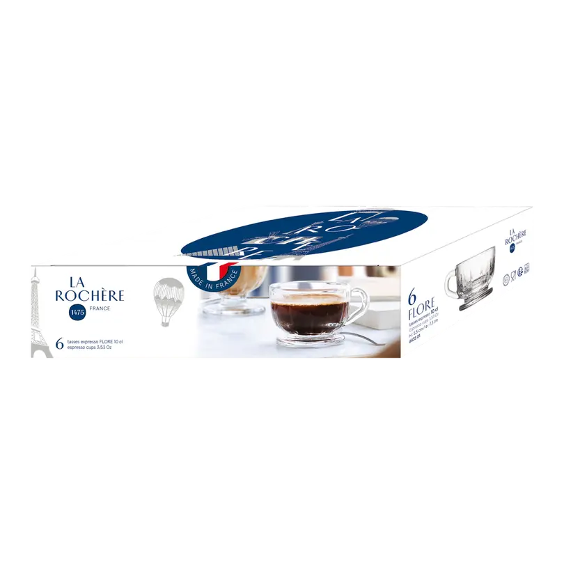Espressotassen-Set 4-teilig Flore