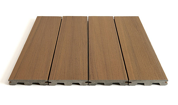 Lame de terrasse composite EDGE TimberTech 23x136 mm couleur Coconut Husk - Longueur lame 366cm