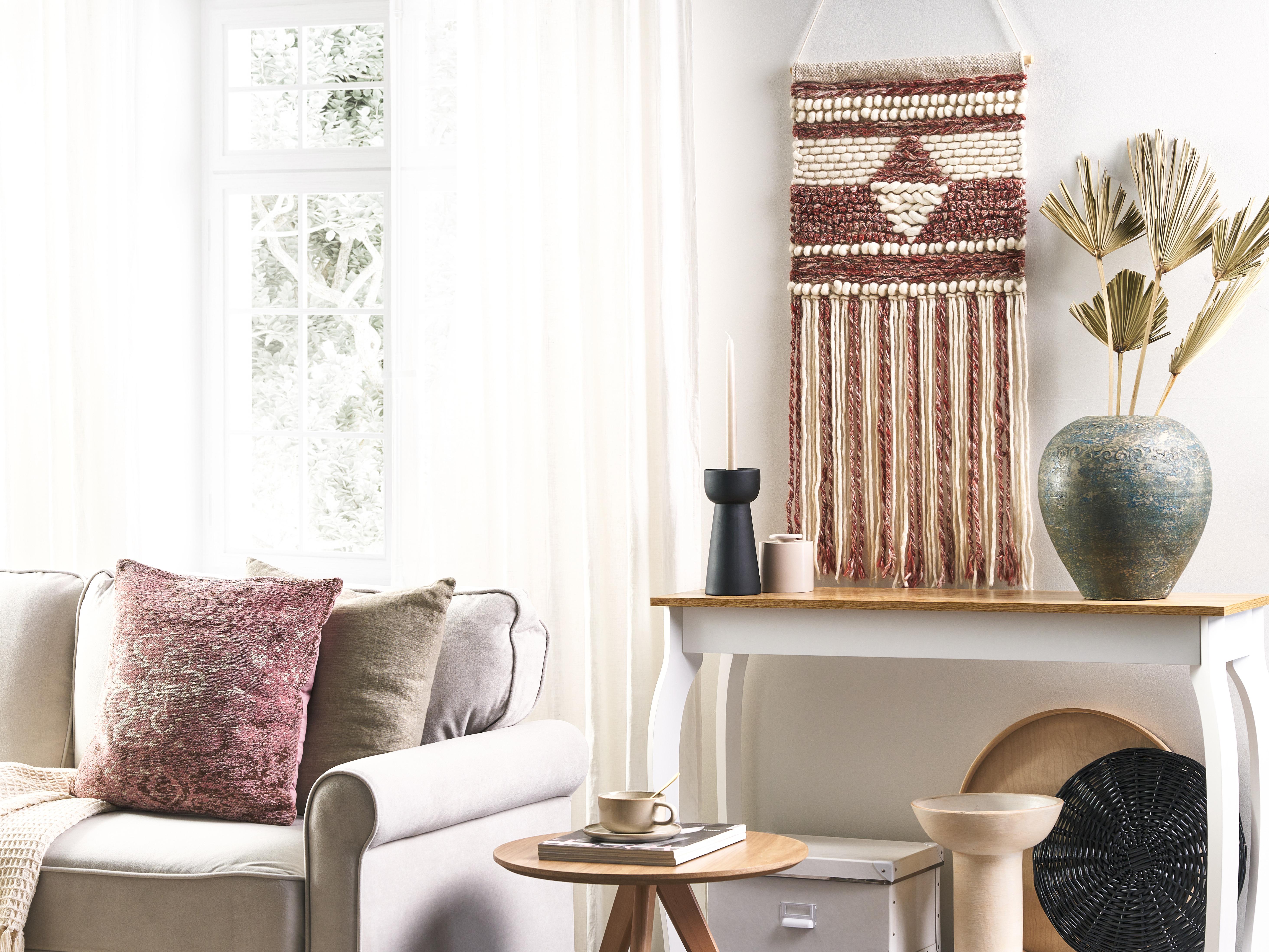 Fabric Wall Hanging SAIF Wool 90 cm Red