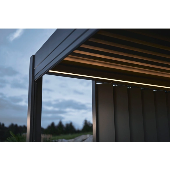 LED-Beleuchtung für Pergola, Gr. 5,5x3,5/6x3/6x3,5m, BxHxT: 1,7 x 1,7 x 910 cm, weiß