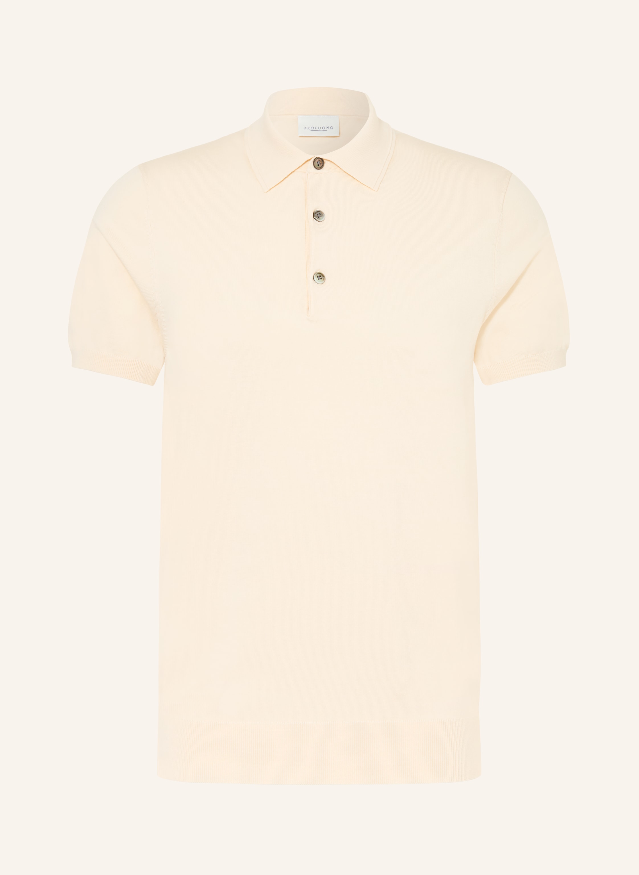 PROFUOMO Strick-Poloshirt