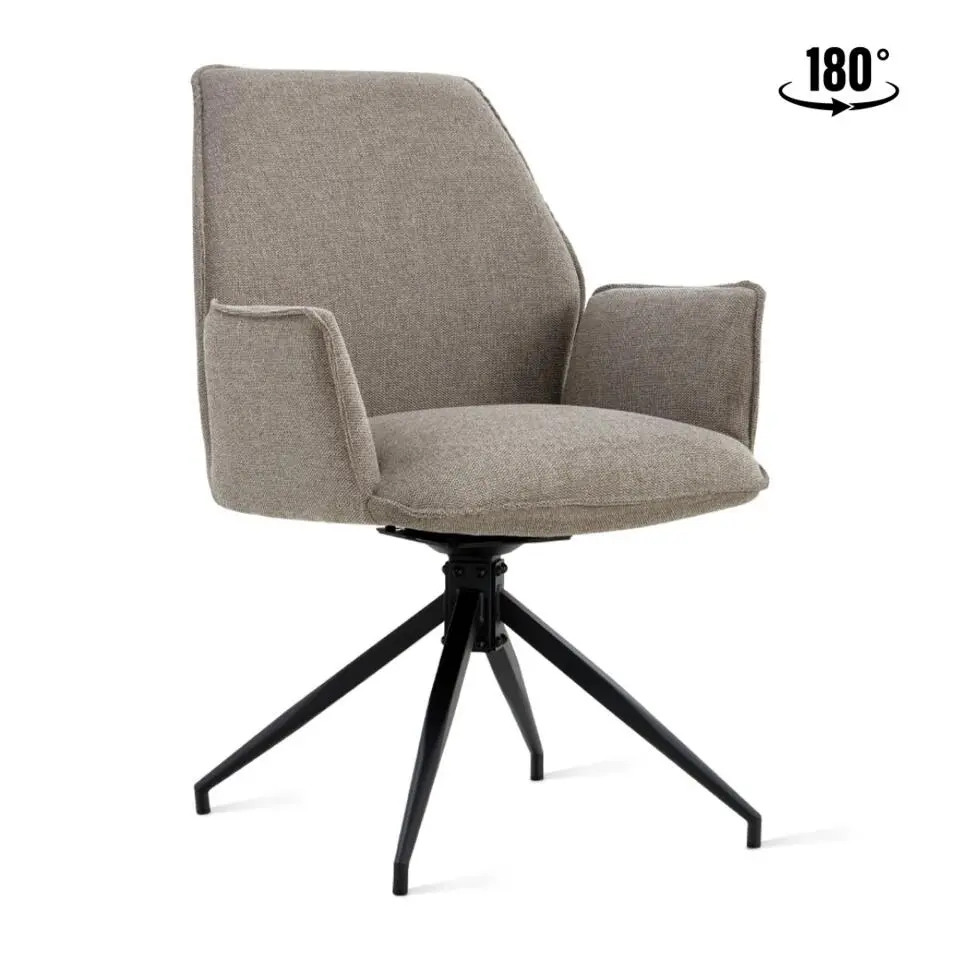 2x Collectables Jill Eetkamerstoel - Linnen Taupe (Set van 2)