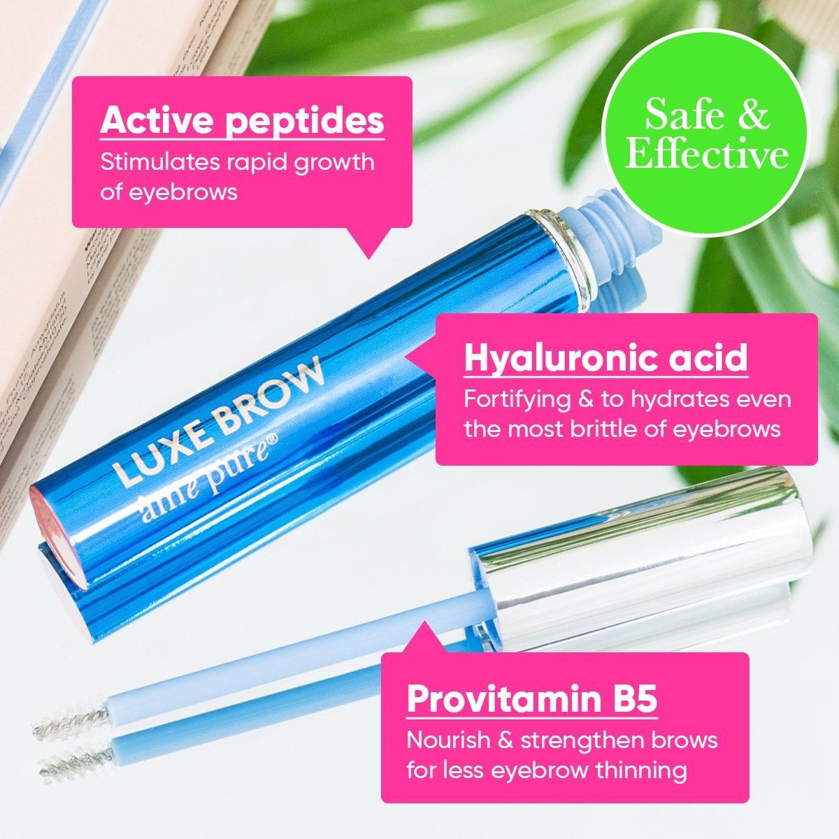 âme pure LUXE BROW - Eyebrow Growth Serum For Fuller & Darker Eyebrows