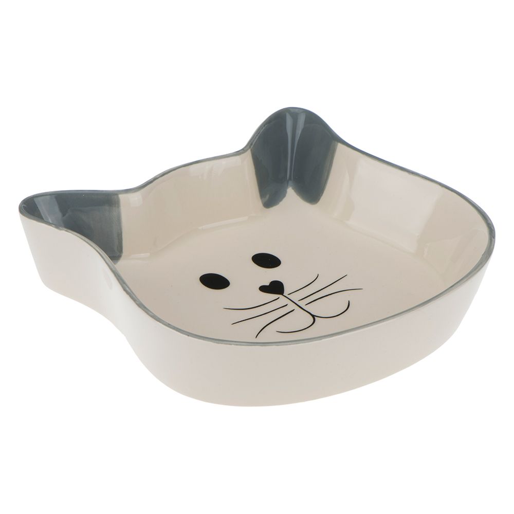 Trixie Cat Face Ceramic Bowl