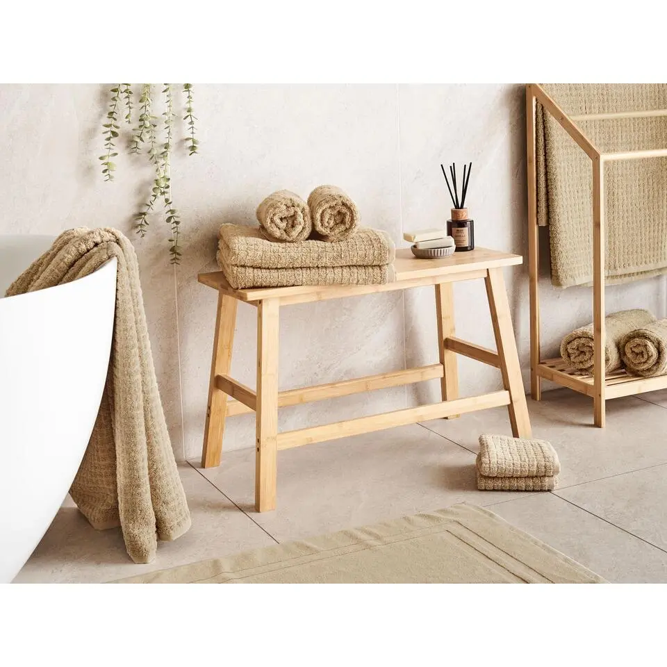 ATAI - 11-delige handdoekset - Zandbeige - Katoen