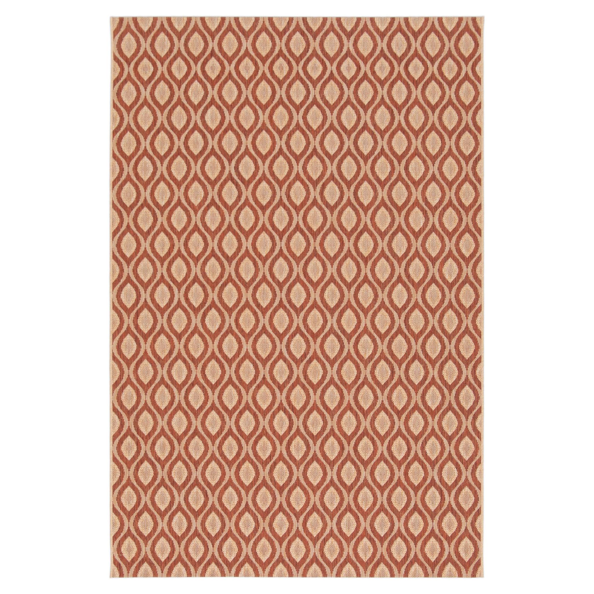 AFK Living vloerkleed Ambre - voor binnen en buiten - terracotta - 200 x 290 cm