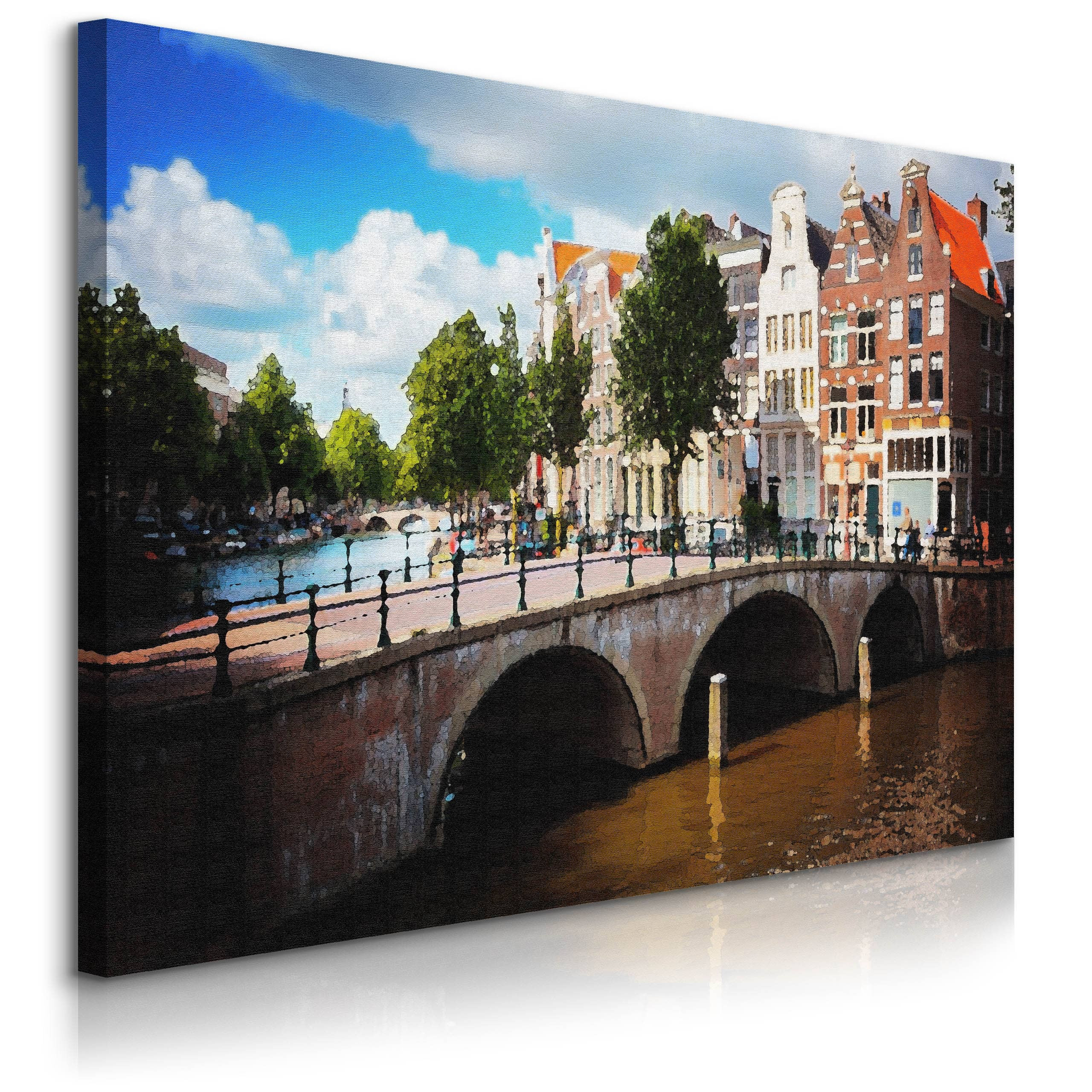 Obraz Abstrakcyjny Amsterdam 30x20cm