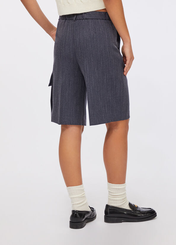 Bermuda in flanella gessata