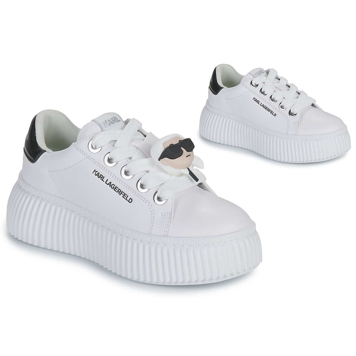 Karl Lagerfeld - KREEPER LO Twin Lace Keeper - White