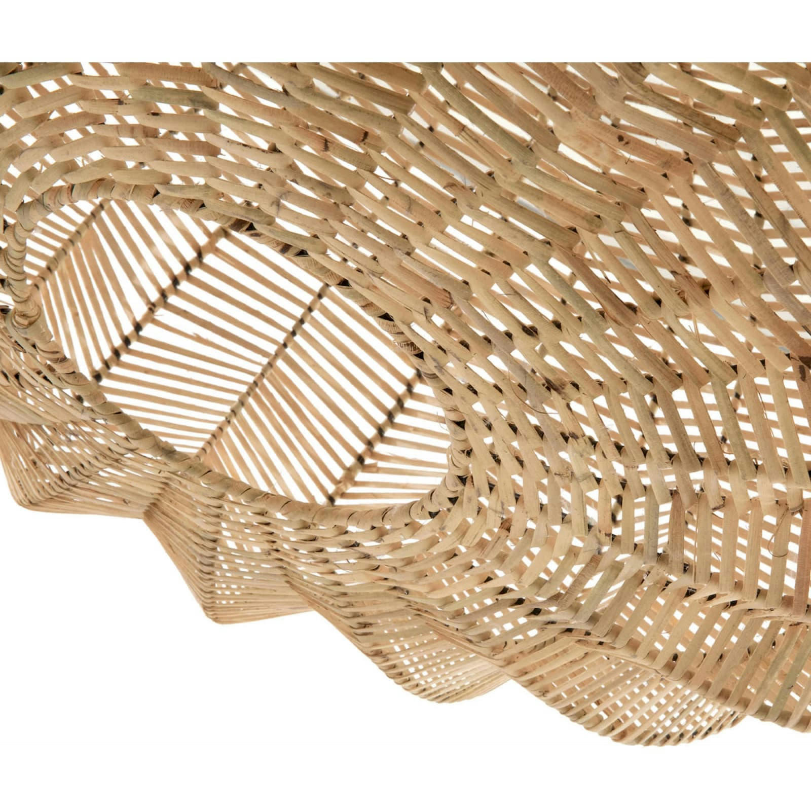 BALI BAZAR - Abat-jour Rotin Bois clair 72x72x50 cm