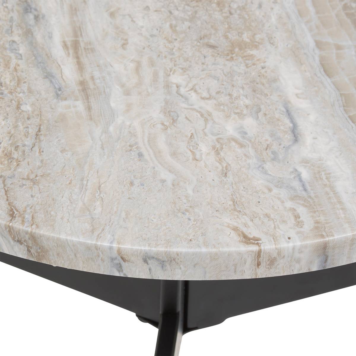 Side Table "Tusco" Black, 35x35 cm