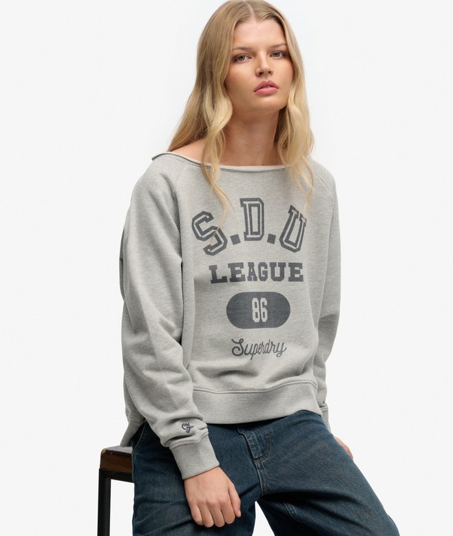 Athletic Essentials Bardot Crew Sweatshirt