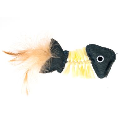 Modern Living Canvas Fish Cat Toy