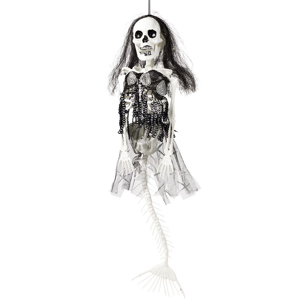 Statue Halloween squelette suspendu H42cm