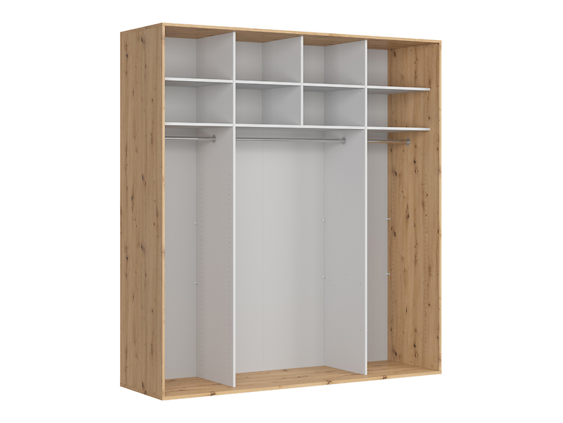 Szafa przesuwna Flex 220 cm dąb artisan/kaszmir