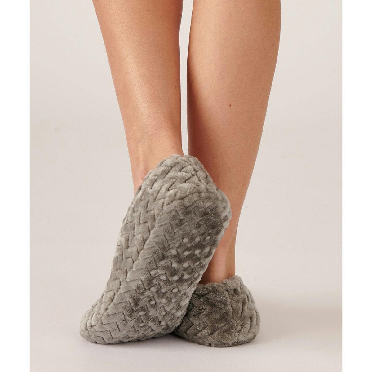 Chaussons d'intérieur moelleux maille Thermolactyl