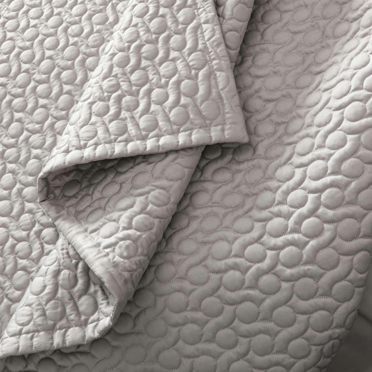 POESIE - Couvre lit en satin de coton bio eclipse 260x240