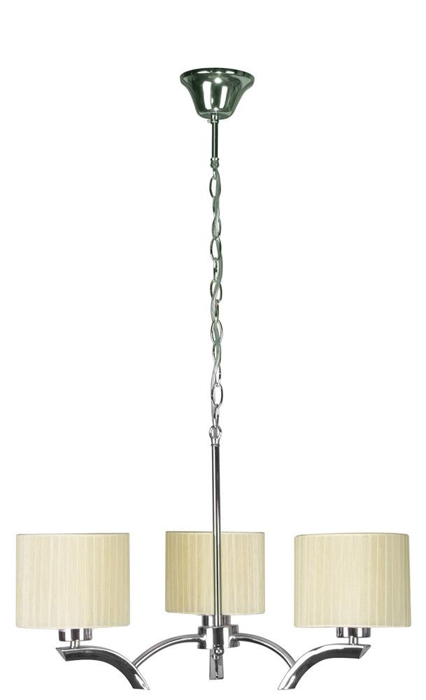 Lampa wisząca DRAGA 3x60w e27 kremowy