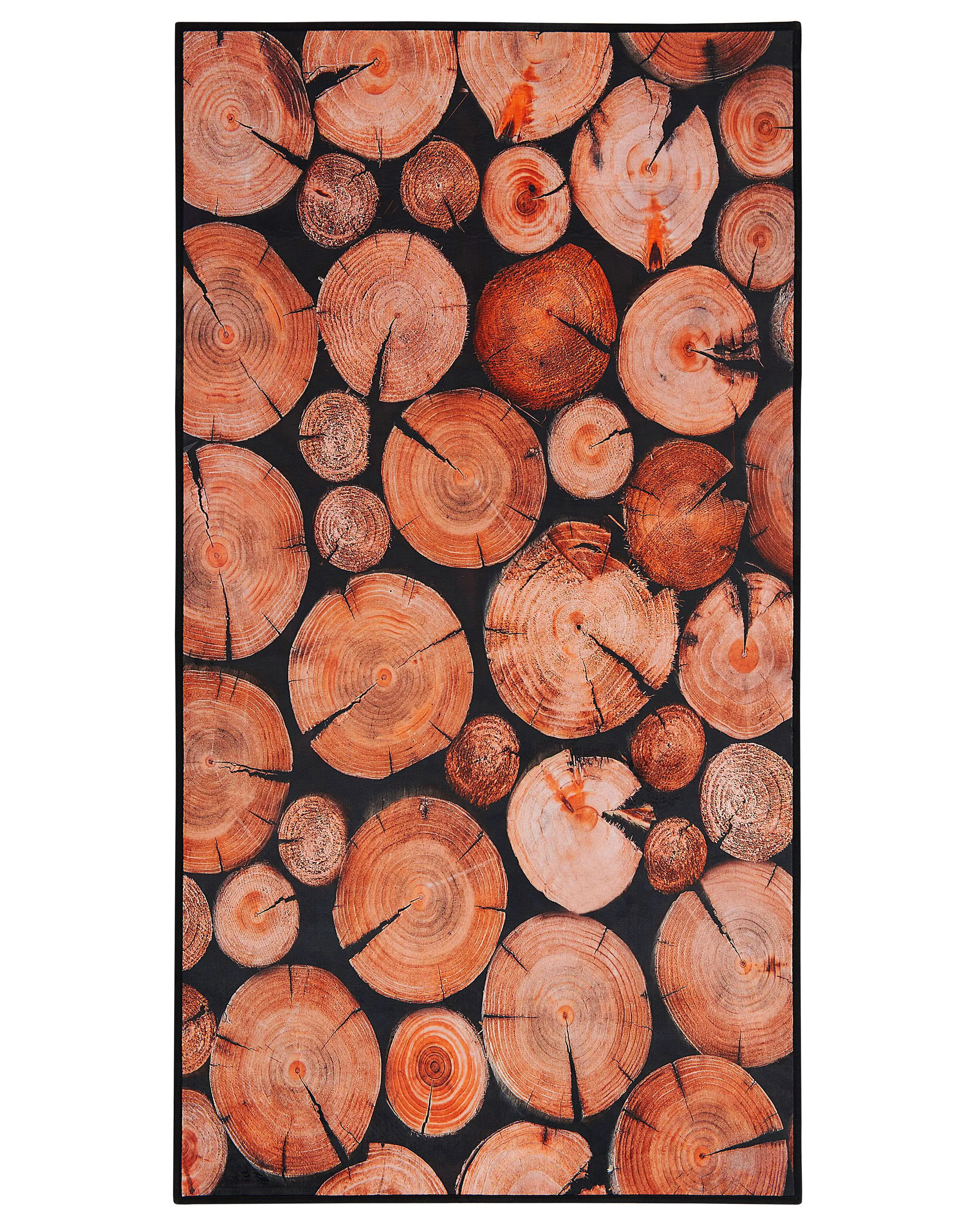 Rug KARDERE Brown 80 x 150 cm